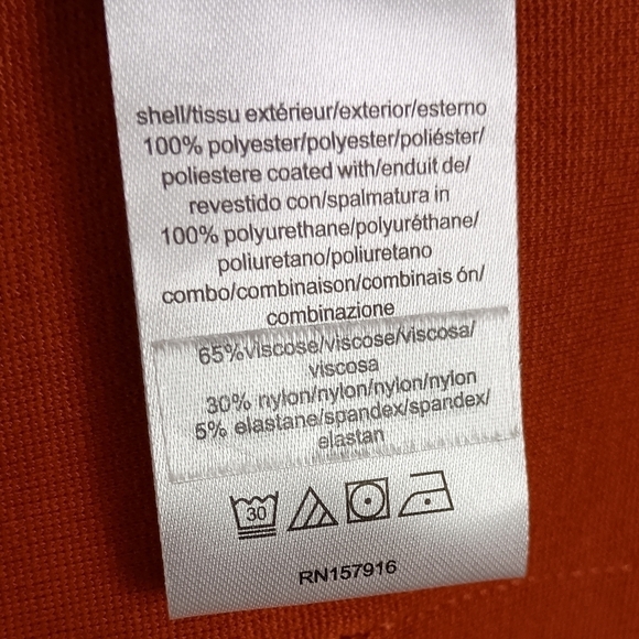 Women's Brown Leather Pants - Picture 6 of 7